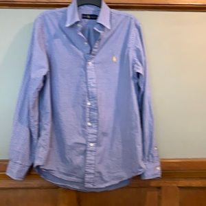 Ralph Lauren 100% cotton gingham button down